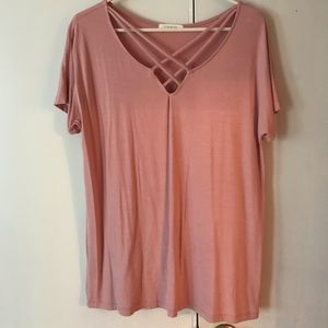 Cotton Criss Cross Tee